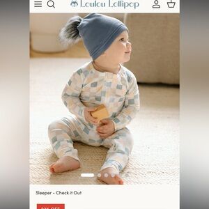 X2 Brand New in bag Loulou Lollipop Sleeper Zippered